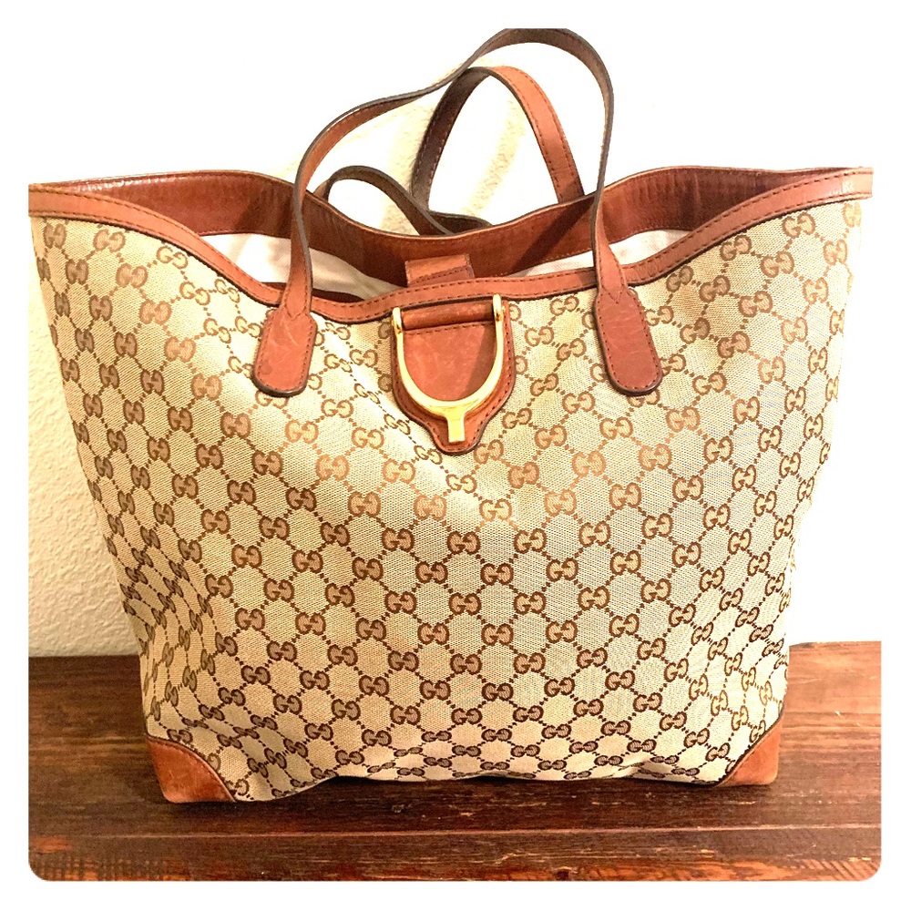 Gucci Vintage Stirrup Tote